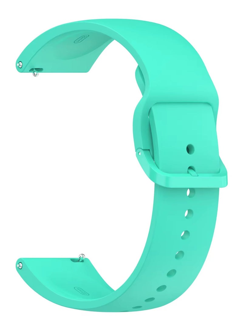 Replacement Silicone Strap Accessories Colorful Wristband Adjustable Watch Bracelet for xiaomi Redmi Watch 5 Lite/5 Active Smart Watch (Turqoise) - Image 2