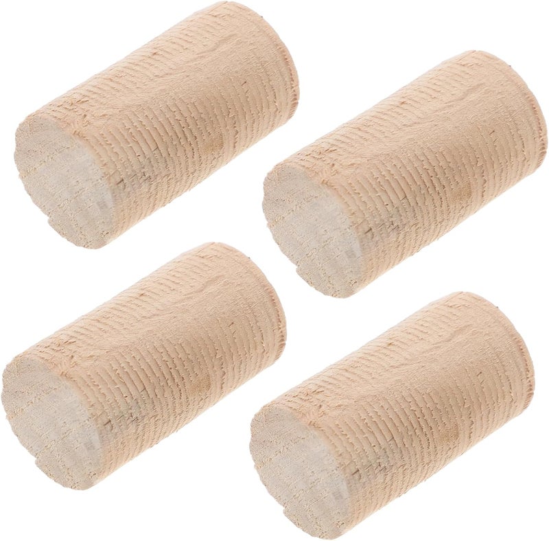 4Pcs Heavy-Duty Round Furniture Risers Pads for Sofa and Bed Height Extenders Leg Pads for Chair Desk and Table Support Install Furniture Lift Blocks X Height - Image 1