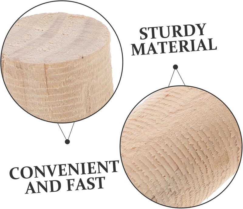 4Pcs Heavy-Duty Round Furniture Risers Pads for Sofa and Bed Height Extenders Leg Pads for Chair Desk and Table Support Install Furniture Lift Blocks X Height - Image 3