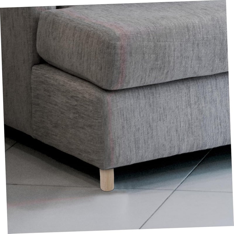 4Pcs Heavy-Duty Round Furniture Risers Pads for Sofa and Bed Height Extenders Leg Pads for Chair Desk and Table Support Install Furniture Lift Blocks X Height - Image 5