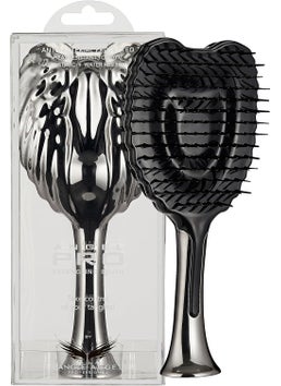 Tangle Angel Tangle Angel Detangling Hair Brush  Anti Static Tangle Taming Brush with Soft Bristles  Heat  Water Resistant Pro Detangler Hairbrushes for Women for Fine Thick Wavy  Curly Hair  Titanium 