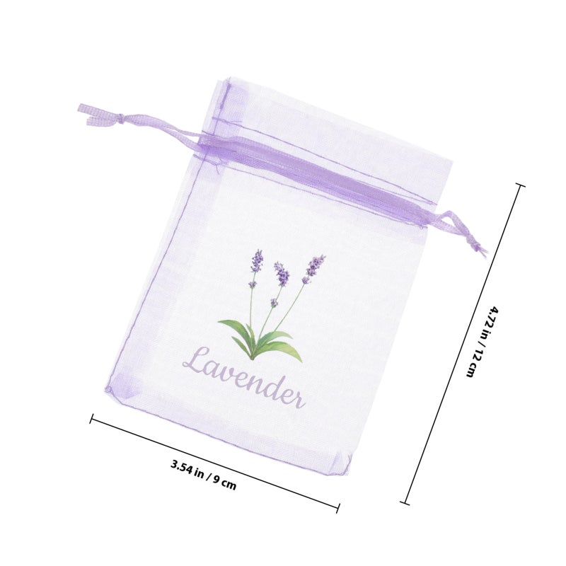 20pcs Gauze Lavender Bags Organza Bags Mesh Favor Bags For Aromatherapy Sachets Closet Fresheners Home Fragrance Wedding Party Favors - Image 2