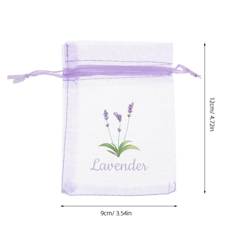 20pcs Gauze Lavender Bags Organza Bags Mesh Favor Bags For Aromatherapy Sachets Closet Fresheners Home Fragrance Wedding Party Favors - Image 3