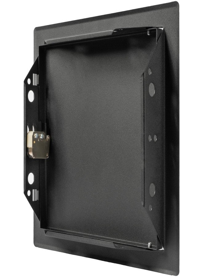 Vent Systems 8'' x 8'' Inch Anthracite Metal Access Panel with Click Function - Easy Access Doors - Access Panel for Drywall, Wall, Electrical and Plumbing Service Door - Image 2