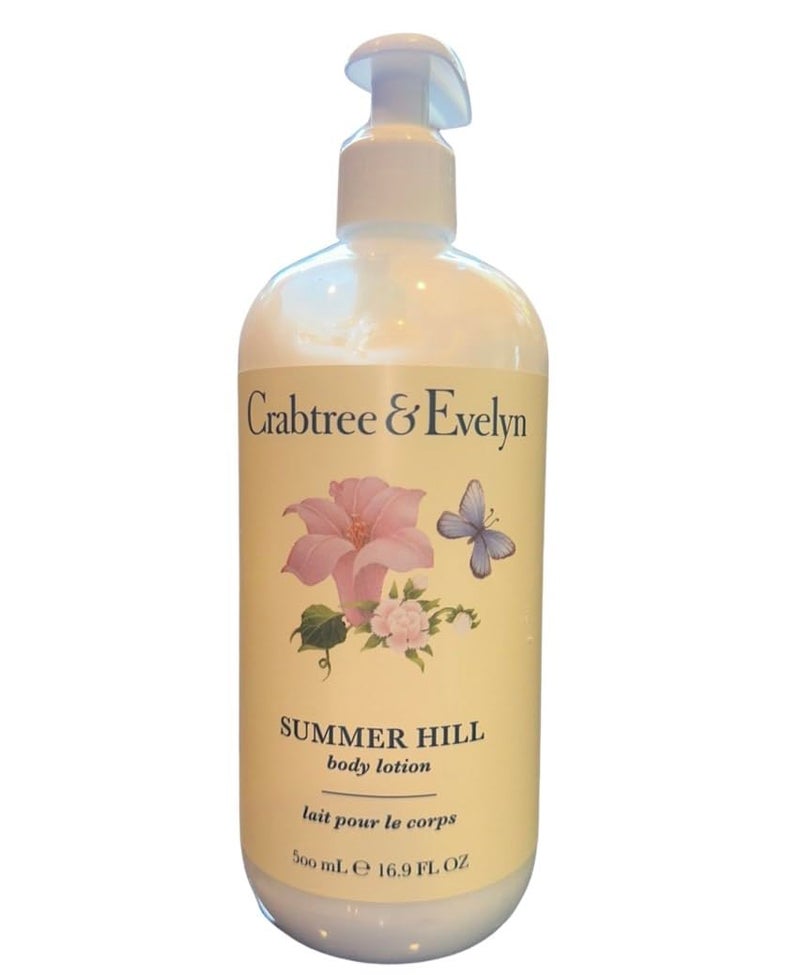 Crabtree & Evelyn Summer Hill Scented Body Lotion Value Size 500ml/16.9fl oz.