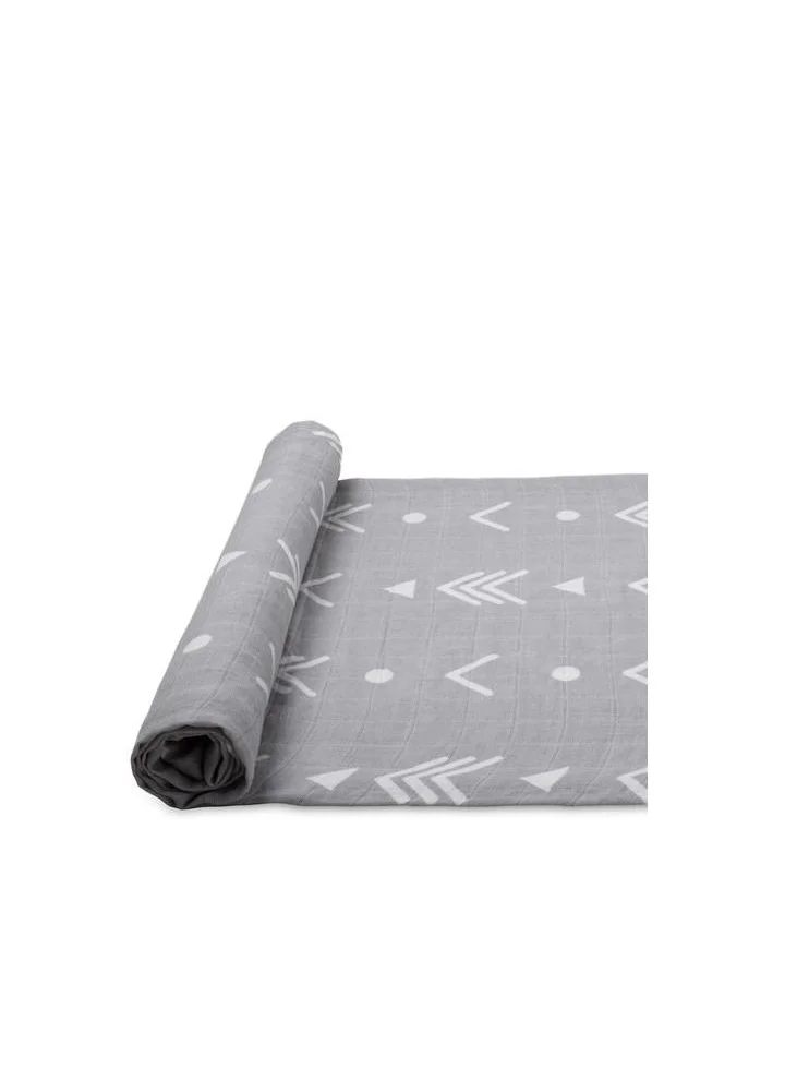 أنفي بيبي 100% Organic Cotton Muslin Swaddle Wrap Straight Arrow