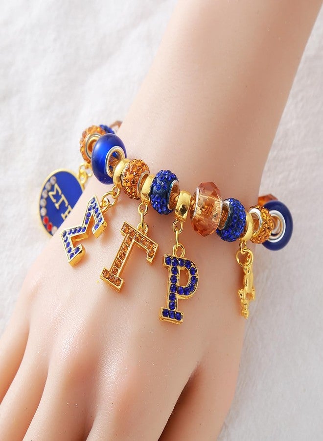 HUSURU Sorority Sigmaa Gamma Rho Bracelets SGR Greek Letters Charms Beaded Soror Pretty Poodle Nine Sisterhood Members Gifts For Women - Image 5