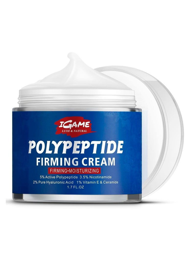 IGAME IGAME Polypeptide Firming Cream | Enhance Skin Elasticity and Firmness | Improve the Skin Barrier | Suitable for Sensitive Skin | 1.7 Fl.Oz  - Image 1