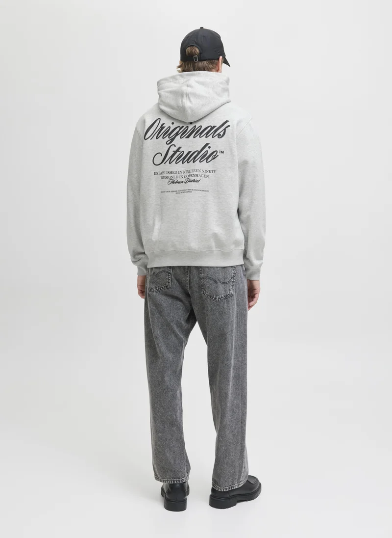 JACK & JONES Graphic Pullover Hoodie