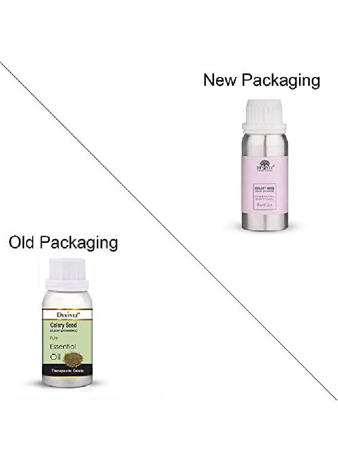 Devinez Celery Seed Essential Oil 100% Pure l & Undiluted 100ml in Anodized Aluminum Bottle - Image 3