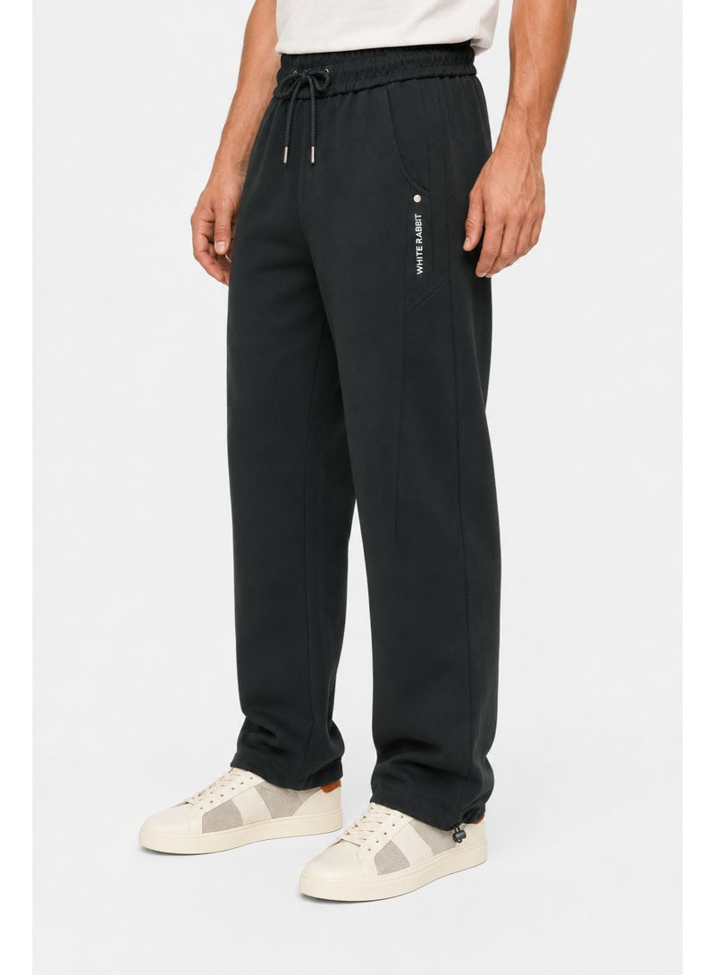 WHITE RABBIT Men’s Casual Wide Leg Jogger Pants – Adjustable Drawstring - Image 4