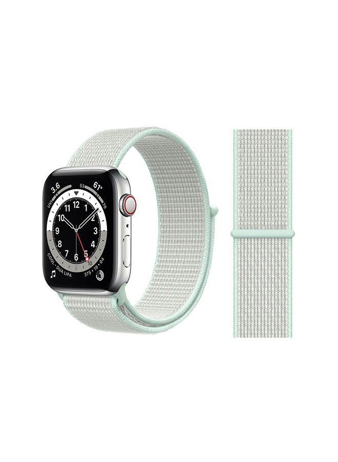 NIBEMINENT Replacement Band For Apple Watch Series 6/SE/5/4/3/2/1 Teal Tint