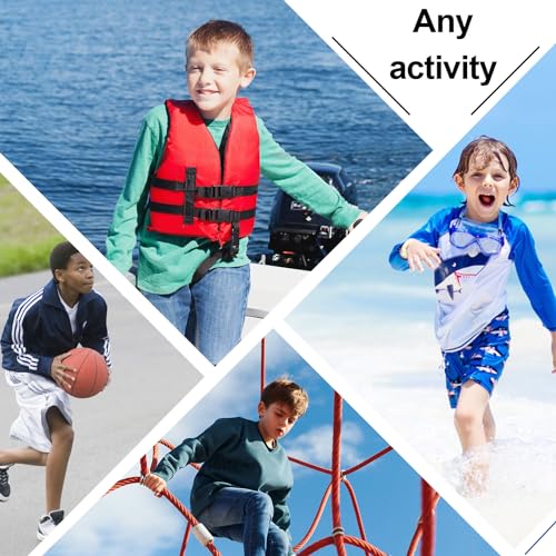 MEETWEE Children's Base Layer Boys Long Sleeve Shirt Quick Dry Kids Thermal Long Underwear,UPF50+ Boy Rash Guard Shirts Dark Blue - Image 3