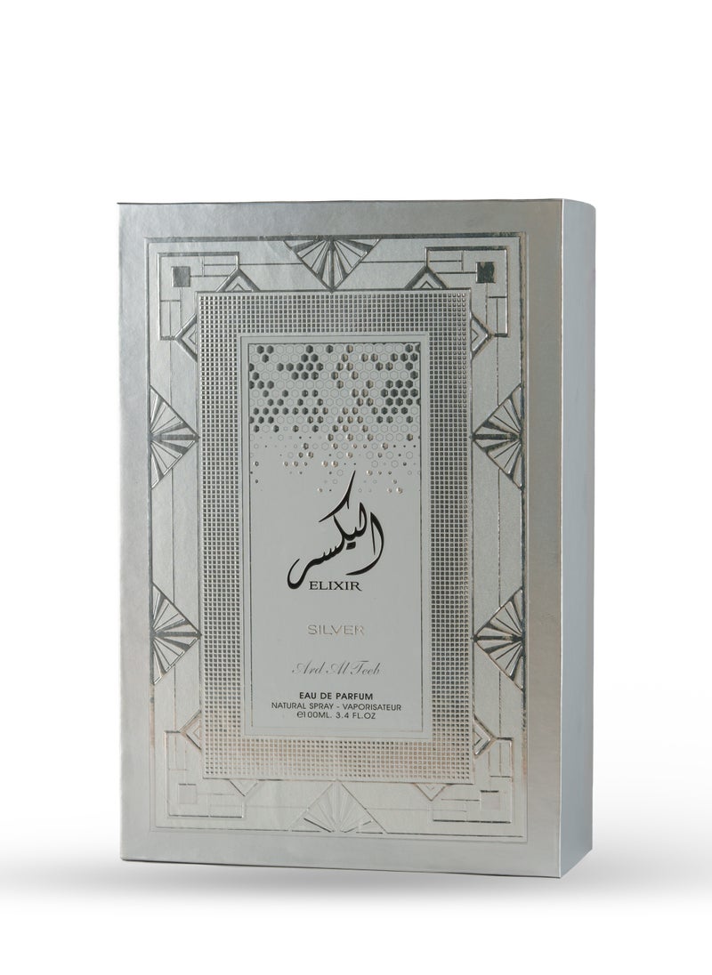 Ard Al Teeb Ard Al Teeb Elixr Silver Eau De Parfum for Male 100 ml  - Image 3