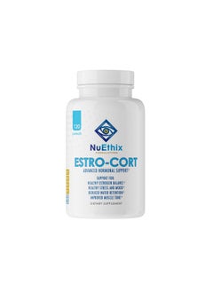 Health & Household Nuethix Formulations Estro-Cort Anti-Estrogen Nutritional Support Dietary Supplement, 120 Capsules  - Image 1