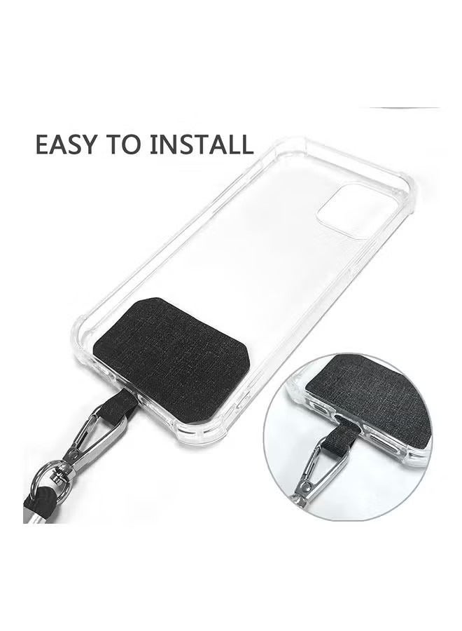 Phone Lanyard Neck Holder With Adjustable Strap Red  - Image 4