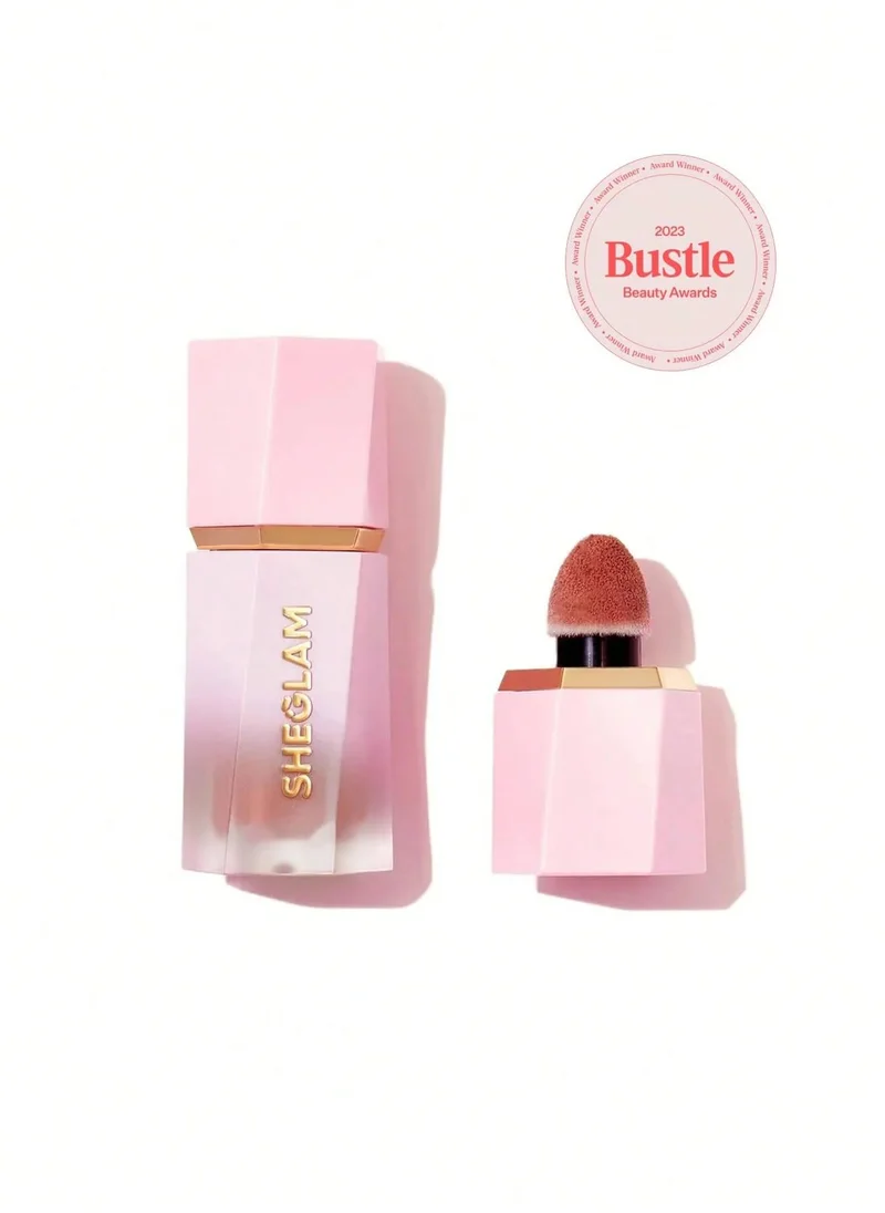 SHEGLAM Color Bloom Liquid Blush Matte Finish-Risky Business