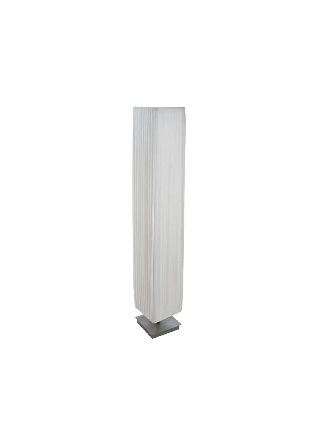 ميكاسا E27 LED مصباح قائم على الأرض بتصميم حديث وبسيط من PE باللون الأبيض 20 × 130 × 20 سم C500031S