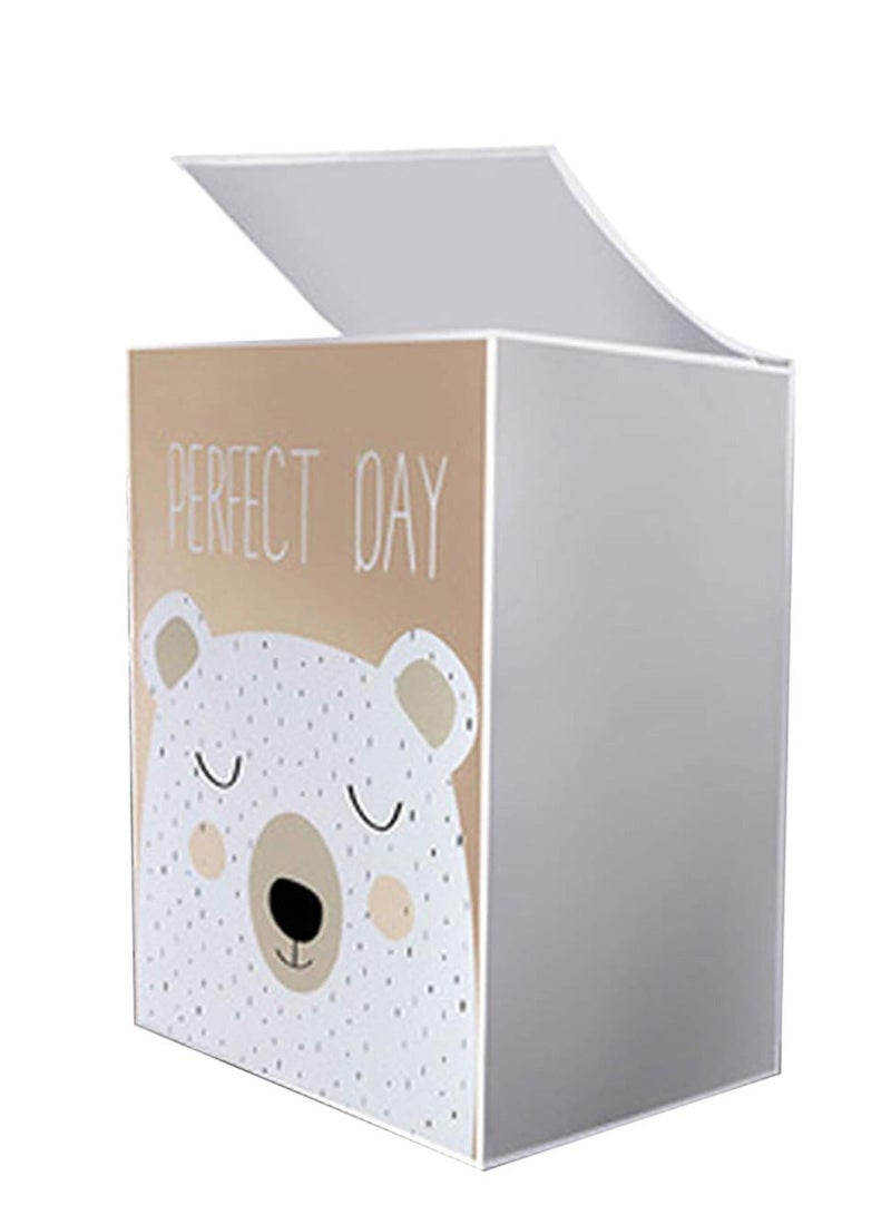 Waterproof Washing Machine Cover Dustproof Sun Protection WasherorDryer Cover for Top Load Machine Easy to Use Washer Dryer Machine Protection Case Washing Appliance Protectors  Bear  2pcs - Image 1