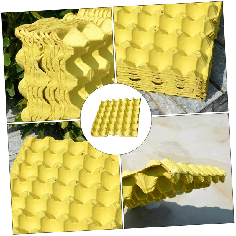 Durable Pulp Egg Storage Rack 10Pcs for Fridge Kitchen Organizer Neat Design - Image 3
