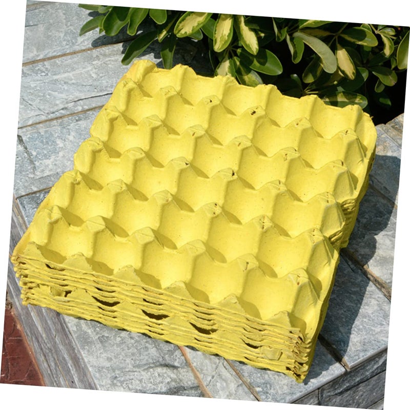 Durable Pulp Egg Storage Rack 10Pcs for Fridge Kitchen Organizer Neat Design - Image 4