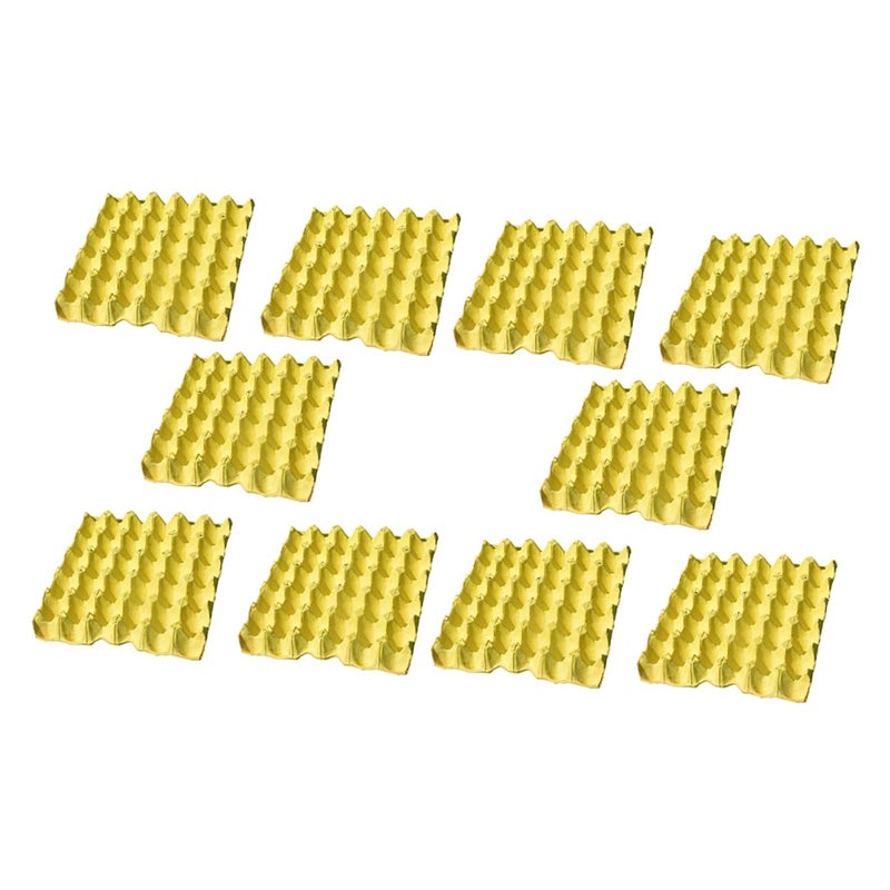 Durable Pulp Egg Storage Rack 10Pcs for Fridge Kitchen Organizer Neat Design - Image 2