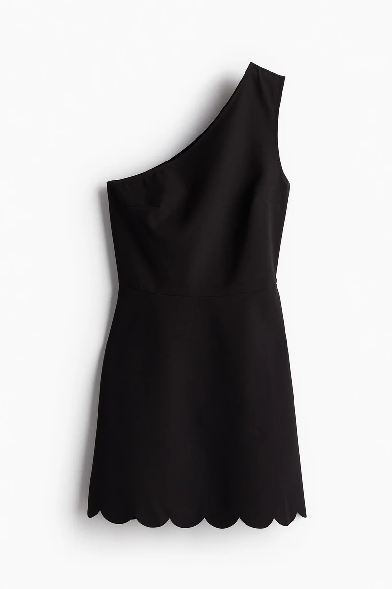H&M Scalloped-hem dress