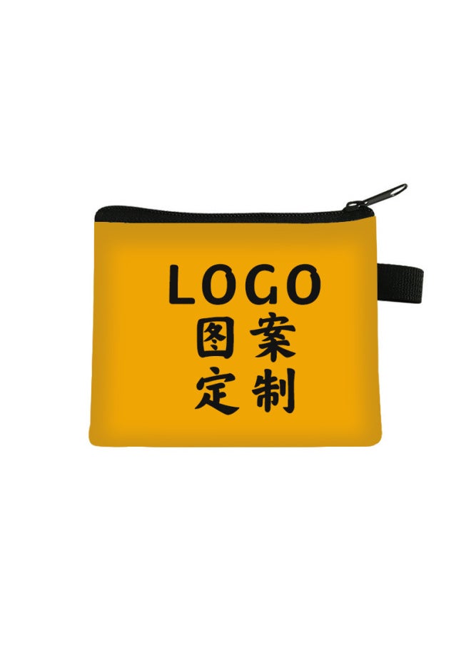 Generic - Custom Polyester Coin Purse Student Key Canvas Card Holder Color Business Activity Storage Bag Wholesale-Color:15 - Image 1