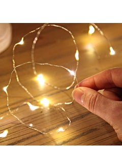 E-DAMEN EDAMEN Led Copper Series String Light Warm White 3m Series with 30 Led Bulbs Flexible Copper String for Home Party Inrood Outdoor DIY Decoration USB Soursed Pack of 1  - Image 1