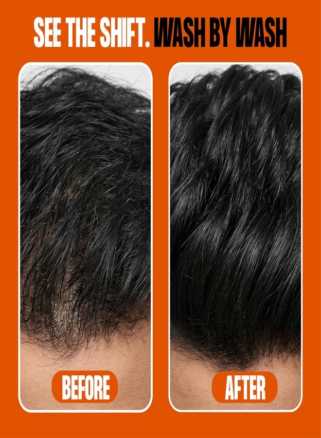 HIVADO Thick & Full Shampoo for Men 2×250ml | Thickening & Volumizing Shampoo for Thinning and Limp Hair | Strengthens Hair from Root to Tip | Density, Fullness & Healthy-Looking Hair | Sulfate-Free Formula - Image 4