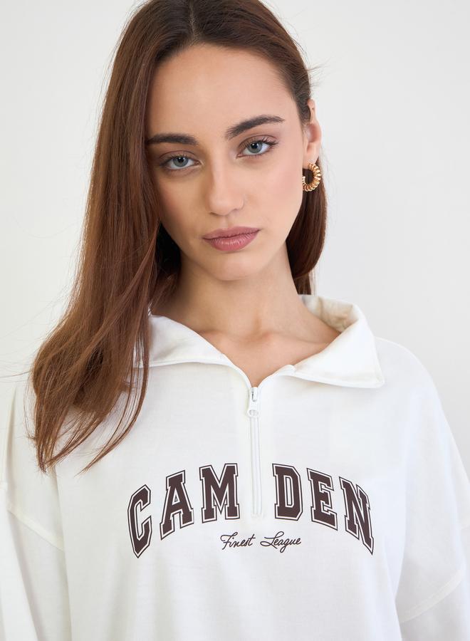 Styli Oversized Longline Sweatshirt and Leggings Co-Ords - Image 3