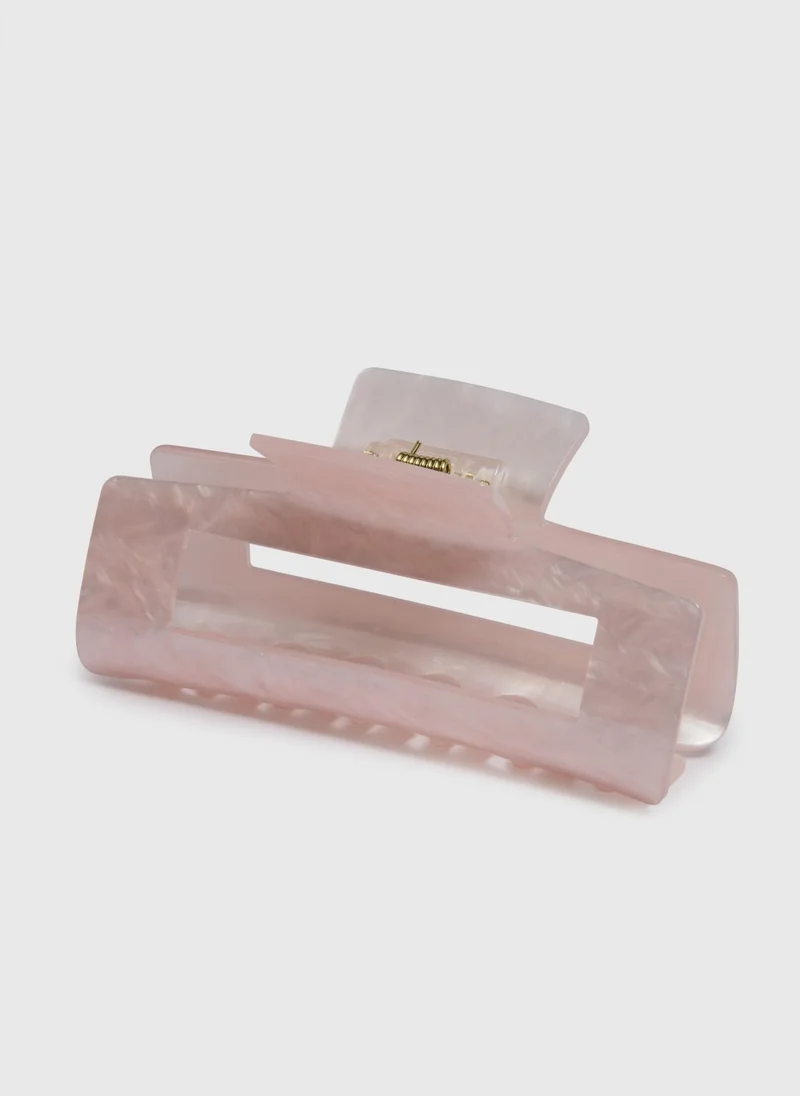 Matalan Pink Pretty Resin Hair Clamp