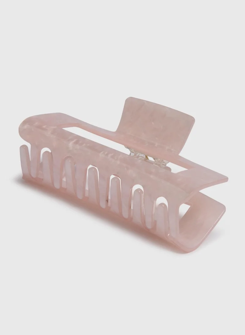 Matalan Pink Pretty Resin Hair Clamp