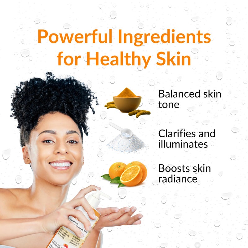 Nasola غسول الجسم صابون حمض كوجيك نازولا + كركم فيتامين سي عضوي طبيعي مرطب مقشر بدون رائحة جل استحمام كوري للنساء والرجال - 11.83 أونصة سائلة - Image 2