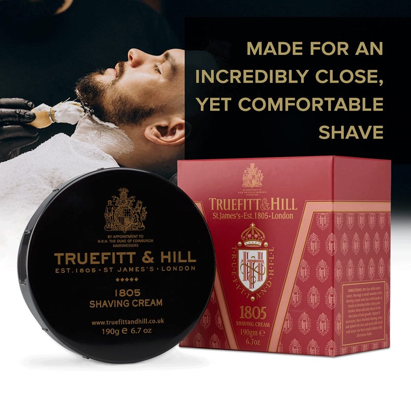 Truefitt & Hill Truefitt & Hill 1805 Shave Cream Bowl 190gm - Image 2
