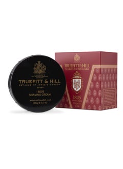 Truefitt & Hill Shaving Cream Bowl - 1805 - Premium Glycerin-Based Lather, Smooth Glide, and Hydration for a Luxurious Shave - 6.7 oz