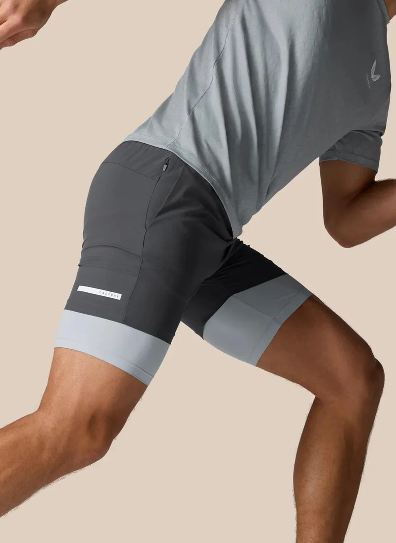 CASTORE Castore Flow Training 2-in-1 Short - Mid Grey