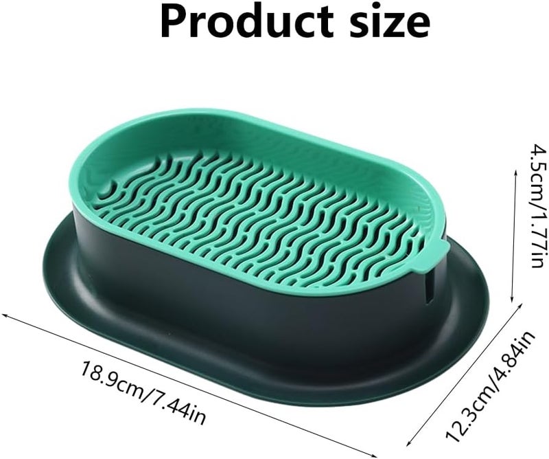 SYCOOVEN Household Cat Grass Planter Plastic Catnip Cat Grass Box Soil Cat Plant Planting Box Nursery Cat Plant for Petsize3pcs - Image 2