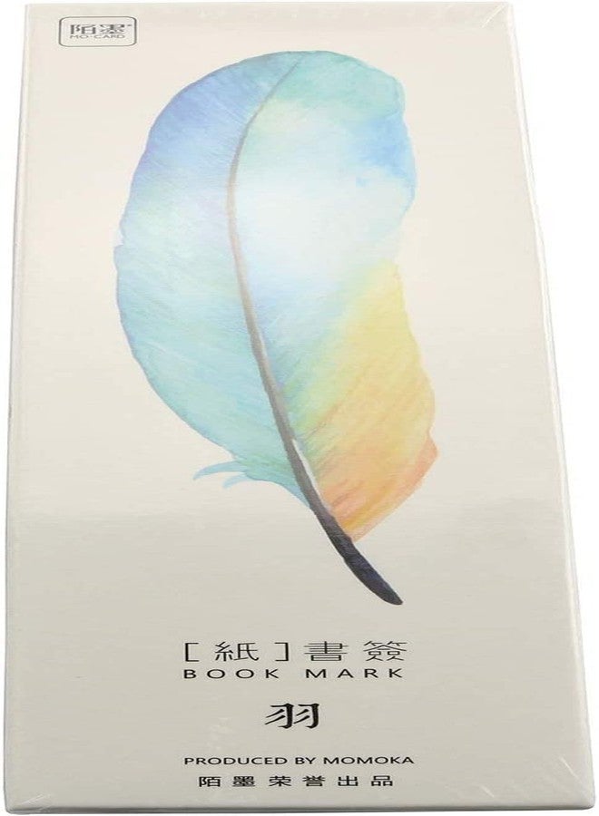 TAODAN 2 Boxes/60PCS Bookmark Colorful Feather Paper Reading Bookmarks Creative Novelty Book Page Marker Stationery Supplies - Image 5
