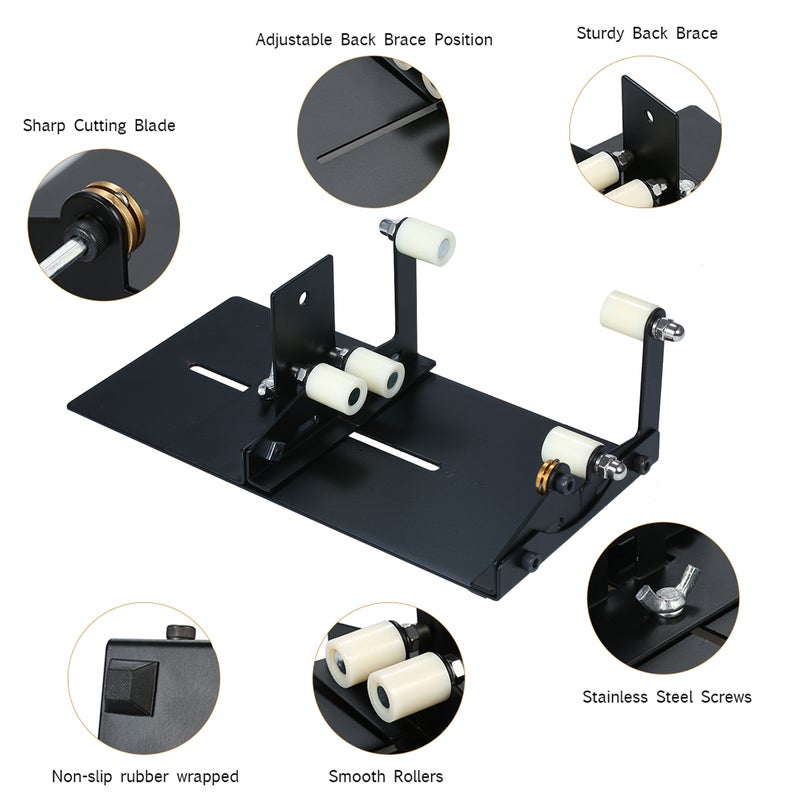 Glass Bottle Cutter Cutting Tool Upgrade Version Square and Round Wine Beer Glass Sculptures Cutter for DIY Glass Cutting Machine Metal Pad Bottle Holder - Image 4