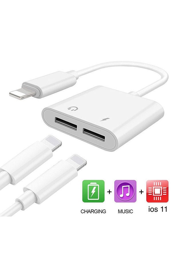 NIBEMINENT Audio Charge Adapter White - Image 3