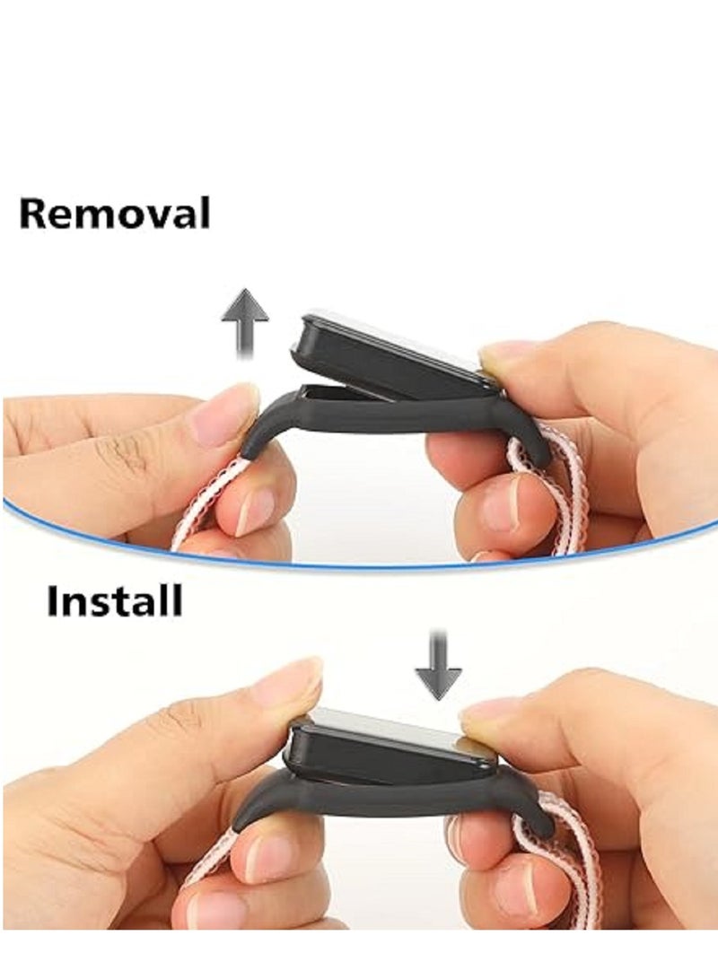 Nylon Strap Compatible with Xiaomi Mi Band 7/6/5/4/3 Soft Adjustable Band for Men and Women Blue - Image 3