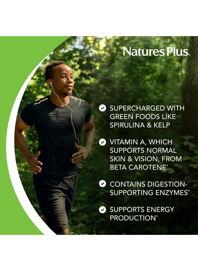 Natures Plus Source of Life Green Lightning - 180 Vegetarian Capsules - All Natural High Energy Whole Food Supplement - Green Superfoods & Digestive Enzymes - 45 Servings - Image 4