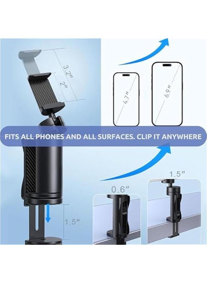 ماركة غير محددة 2 Pack Airplane Phone Holder Travel Essentials Accessories Cruise car Mount Cell Stand air Plane Table Aircraft front Desk Flight Vacation foldable mini Size Universal Hands Free for iPhone / Samsung  - Image 5