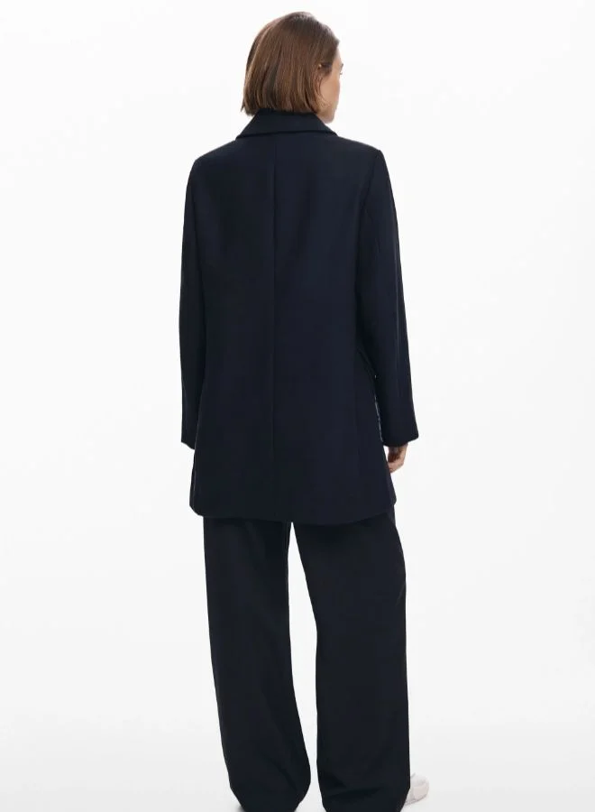 ديسيجوال معطف مرقع مستقيم