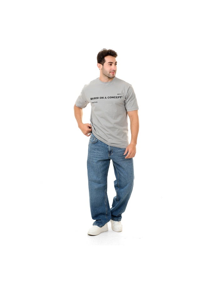 DOTT Dott Jeans Regular Fit Printed T-shirt For Men  - Image 4