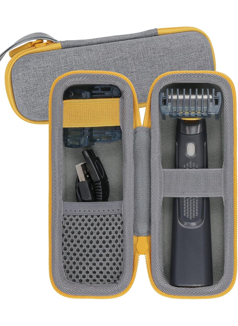 Aenllosi - Aenllosi Hard Case Compatible with Microtouch Solo Titanium Microtouch Beard  Body Razor Organizer Case Only - Image 1