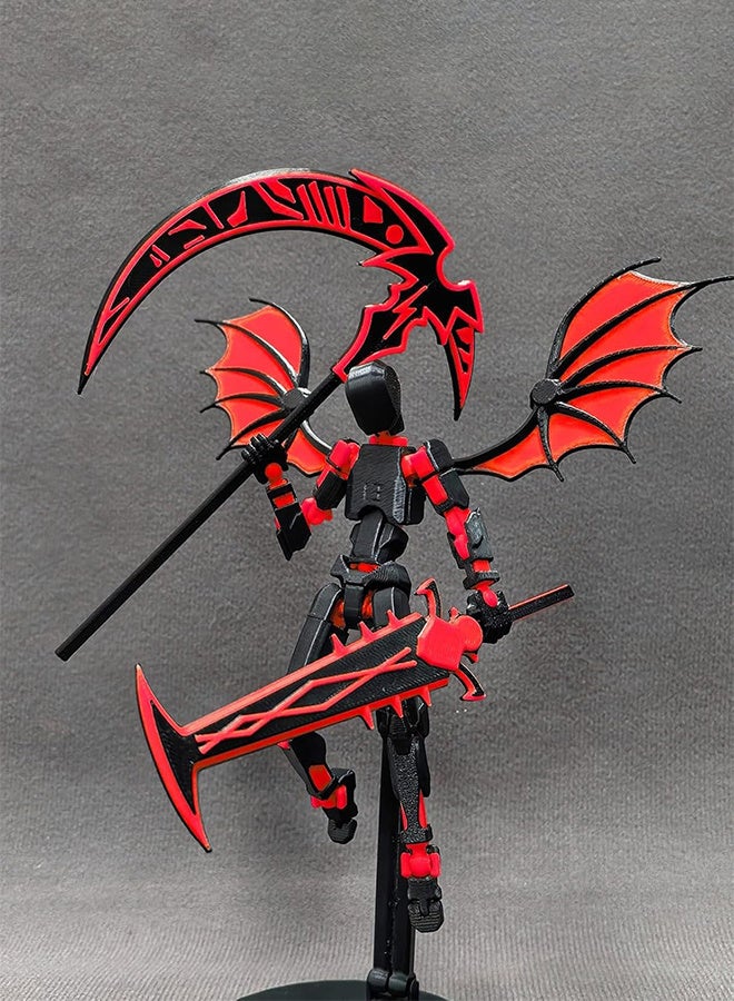 رات سو الديكور المكتبي متعدد الاستخدامات – سلسلة لاكي 13 وسلسلة تايتان 13 وسلسلة T13 المطبوعة بتقنية ثلاثية الأبعاد، مجسمات قابلة للحركة متعددة المفاصل، مطلية يدويًا، هدايا ديكورية مستوحاة من ألعاب الفيديو - Image 3