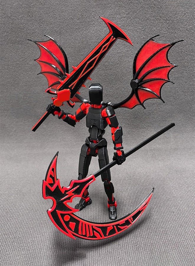 رات سو الديكور المكتبي متعدد الاستخدامات – سلسلة لاكي 13 وسلسلة تايتان 13 وسلسلة T13 المطبوعة بتقنية ثلاثية الأبعاد، مجسمات قابلة للحركة متعددة المفاصل، مطلية يدويًا، هدايا ديكورية مستوحاة من ألعاب الفيديو - Image 2