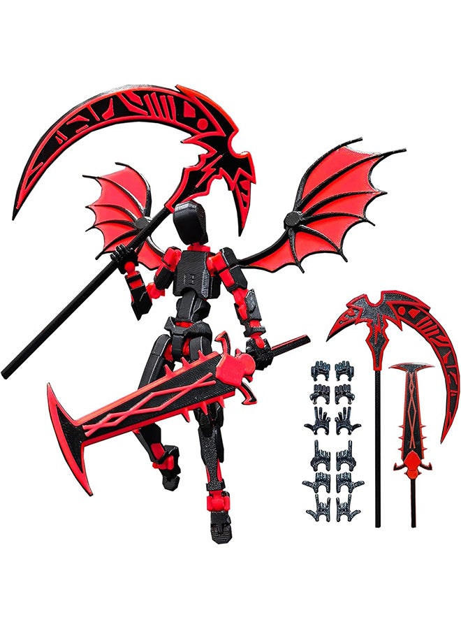 رات سو الديكور المكتبي متعدد الاستخدامات – سلسلة لاكي 13 وسلسلة تايتان 13 وسلسلة T13 المطبوعة بتقنية ثلاثية الأبعاد، مجسمات قابلة للحركة متعددة المفاصل، مطلية يدويًا، هدايا ديكورية مستوحاة من ألعاب الفيديو - Image 1